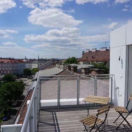 Augartenblick Penthauscombo 15/16 - Blick Zum Riesenrad Apartment Viena Exterior foto
