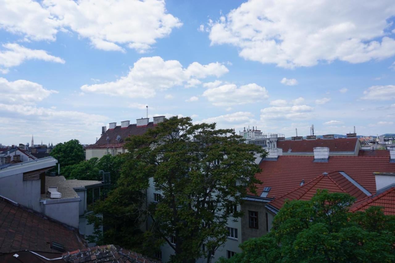 Augartenblick Penthauscombo 15/16 - Blick Zum Riesenrad Apartment Viena Exterior foto