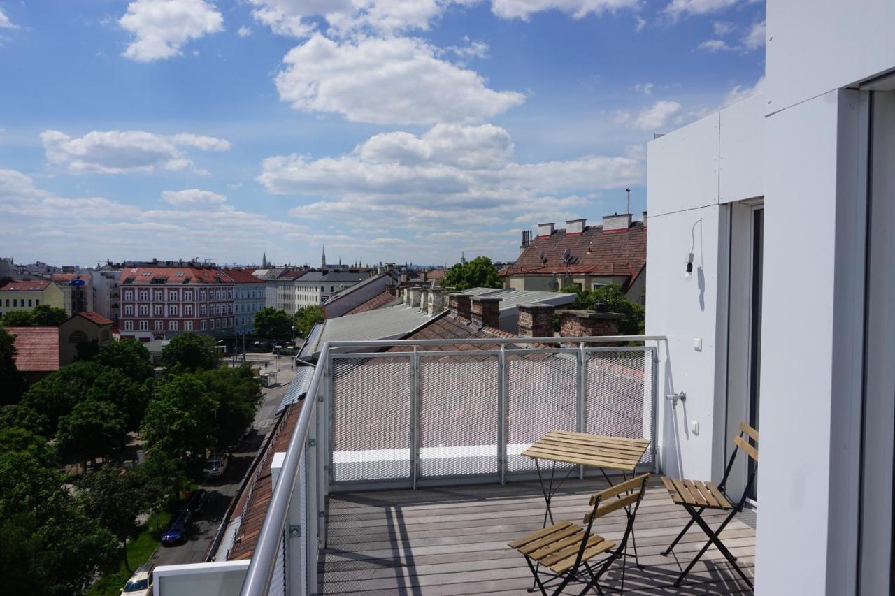 Augartenblick Penthauscombo 15/16 - Blick Zum Riesenrad Apartment Viena Exterior foto