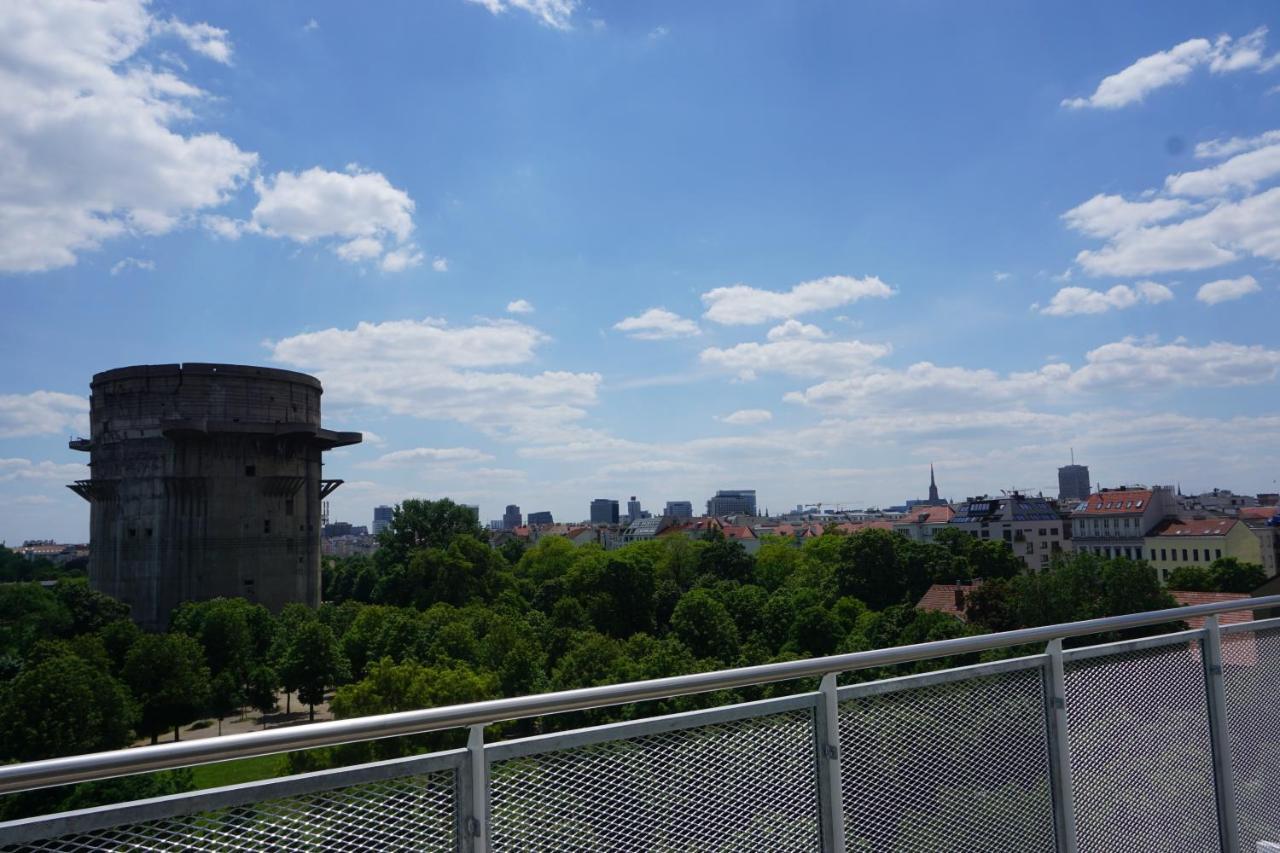 Augartenblick Penthauscombo 15/16 - Blick Zum Riesenrad Apartment Viena Exterior foto