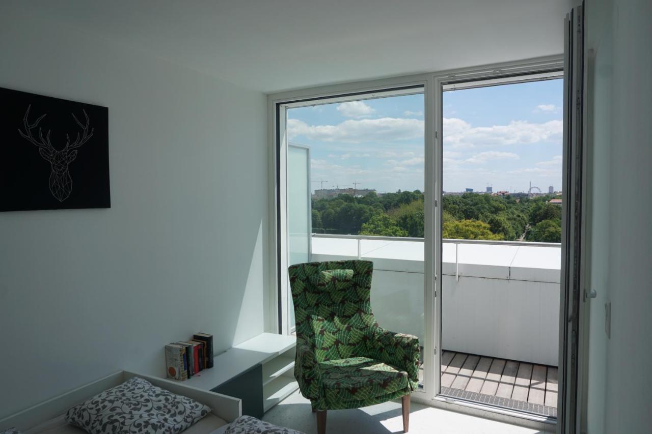 Augartenblick Penthauscombo 15/16 - Blick Zum Riesenrad Apartment Viena Exterior foto