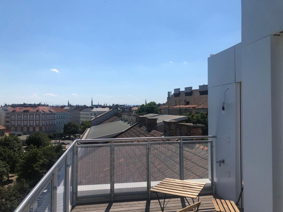 Augartenblick Penthauscombo 15/16 - Blick Zum Riesenrad Apartment Viena Exterior foto