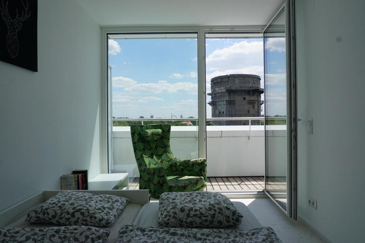 Augartenblick Penthauscombo 15/16 - Blick Zum Riesenrad Apartment Viena Exterior foto