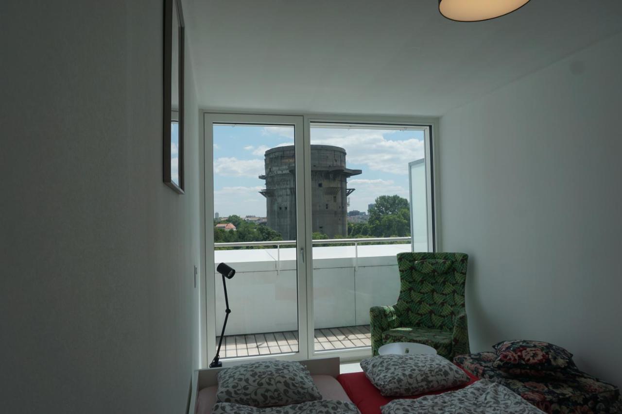 Augartenblick Penthauscombo 15/16 - Blick Zum Riesenrad Apartment Viena Exterior foto